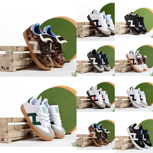 Designer Kids Schuhe Girls Casual Running Platform Sneakers Kinder Jugend Big Kid Shoe Schuh Wales Bonner OG Collegiate Green Kleinkinder Trainer Schwarzweiß EUR24-EUR35