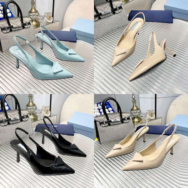 und modische komfortable Sandalen Designer Sommer Leisure Baotou High Heels Holiday Elegant Professional Women Schuhe Sals Original Qualität