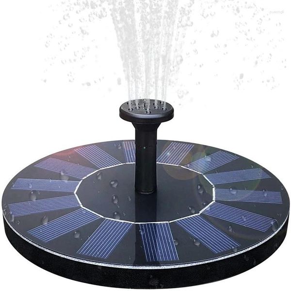 Gartendekorationen Solar Brunnen Wasserkit Strompumpe Pool Teich Tauchwasserfall schwimmendes Panel Wasser Wasser