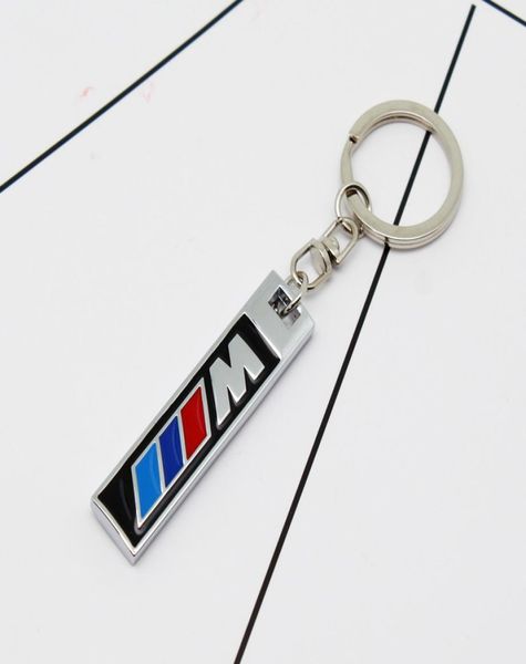 Ключевые аксессуары автомобиля для трех цветов M Metal Metal Key Ring Cring Check Chain2253191