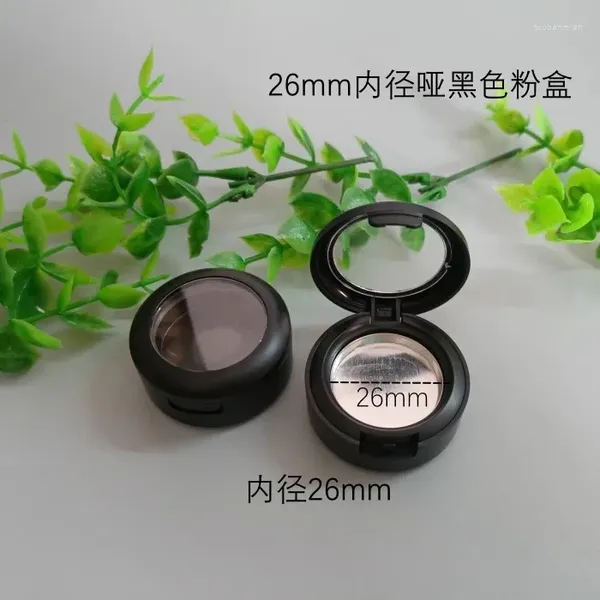 Garrafas de armazenamento 26 mm de batom cosmético recipiente fosco de preto blusher sombra foste sombra compacta ferramentas de amostra de lábios vazios