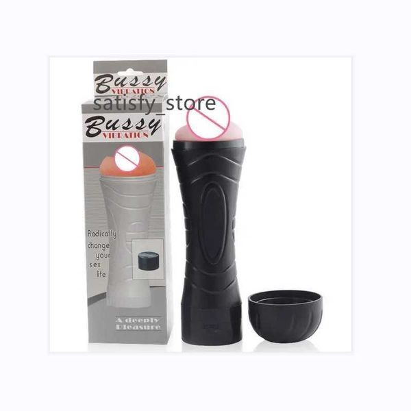 Masturbador masculino da vagina bluerabbit com força de bateria Vibration Men Masturbation Cup Toys para homens
