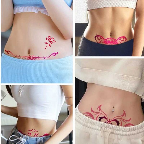 A2A9 Tattoo Transfer Sexy Tattoo Goddess Ground Crivate Lower Abdomen Tomb Tattoo Сексуальная альтернатива для взрослых женщин сексуальные татуировки 240427