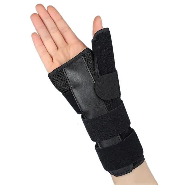 Polpa de pulso Spica Splint Carpal Tunnel Night Support Thumb Stabilizer para Artrite de Quervains Tenossinovite Tendinose 240425