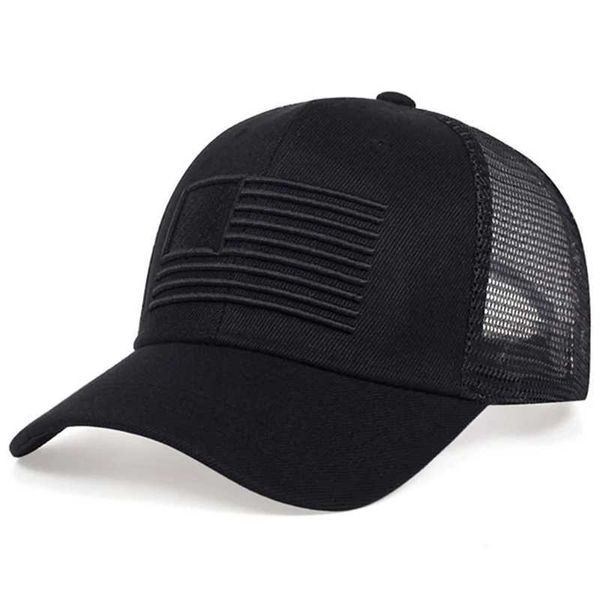 Ball Caps Fashion Hip Hop Baseball Cap Men Women Tactical Military Dad Hat Flag American Wild Cappelli selvatici Estate Mesh Cappelli Sport Cappelli sportivi J240425