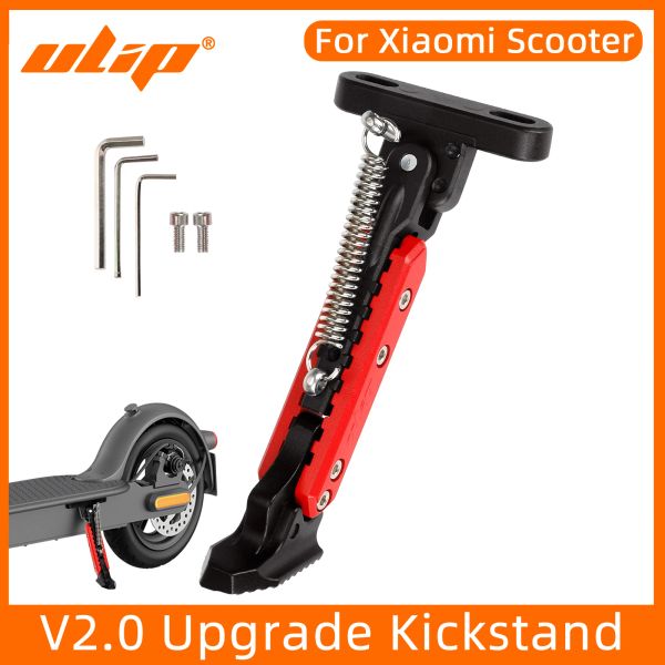 Scooters Ulip V2 Upgrade Scooter Kickstand para Xiaomi M365 1S Pro2 mi3 Stand de estacionamento extensível Xiaomi Scooter Kickstand Acessórios