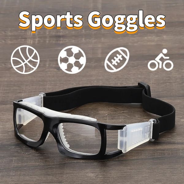 Очеи JSJM Sports Sports Goggles Мужчины ветропроницаемые пылепроницаемые очки футбольные баскетбольные шок -надежные защитные очки езды на велосипеде очки