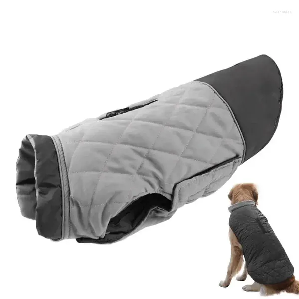 Abbigliamento per cani Il cucciolo riflettente del cappotto impermeabile con buco della cinturino posteriore per parchi da cortile da campeggio