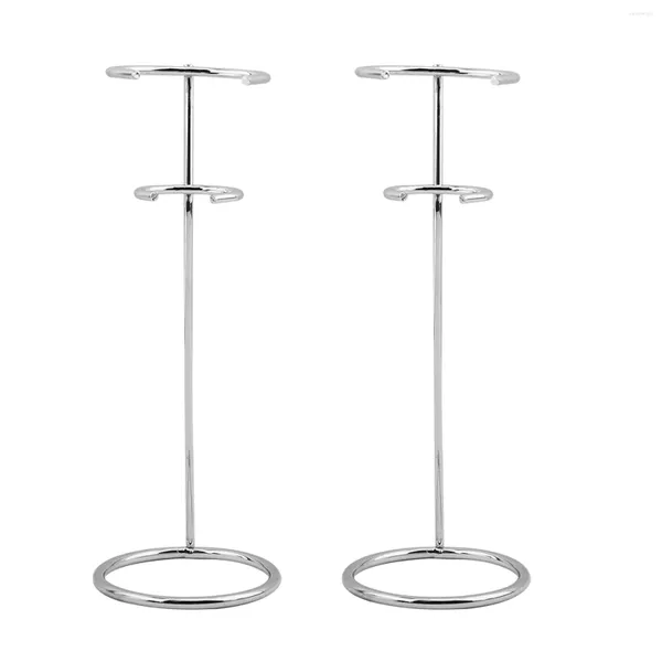 Armazenamento de cozinha 2pcs Suporte de rack de rack de leite durável cafee de café Easy Clean Bykk Stand Tool Tool de aço inoxidável pesado