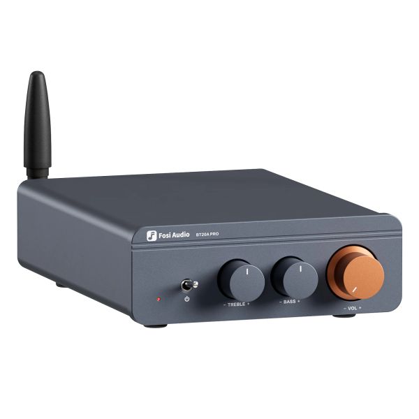 Amplificador fosi áudio bt20a pro tpa3255 amplificador de energia de som bluetooth 300w x2 mini hifi estéreo classe D amp bass Treble for home theater
