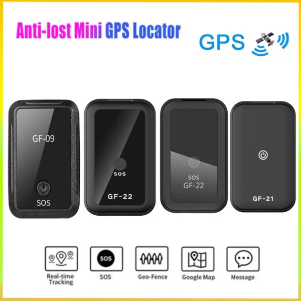 ACESSORES GF09 AUDIFICAÇÃO REMOTO MINI VEÍCULO GPS RATECIDO DE GPS DESPRESSÃO DE RATIMENTO DE TEMPO WIFI+LBS+AGPS APP APP MIC VOZ CONTROL