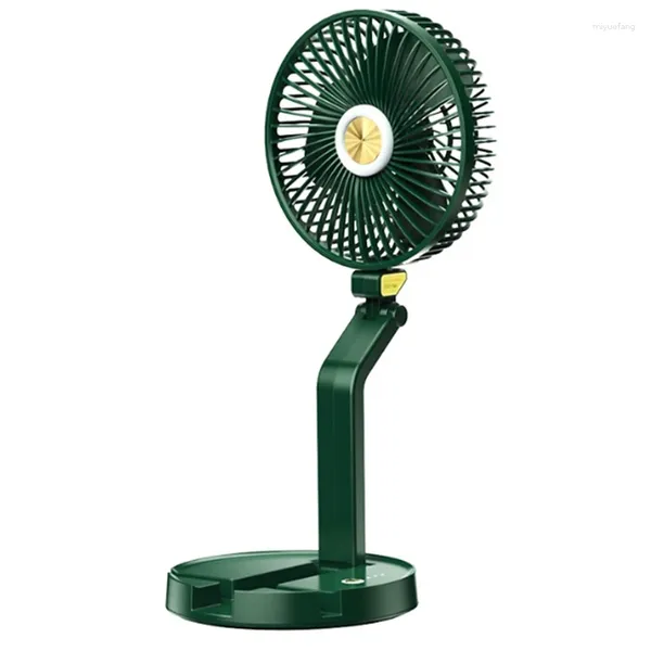 Ventiladores de mesa operados por bateria recarregáveis 3 velocidade de velocidade de carregamento rápido da parede dobrável para o quarto do quarto