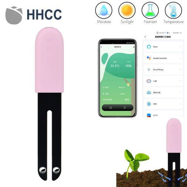 Модули HHCC Tuya Global Version Flora Monitor Clora Care Garden Plant трава почва плодородие Умное тестер датчик цветочный детектор