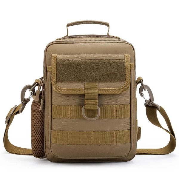 Taktik askeri bel çantası molle açık el çantası su geçirmez ordu kamp seyahat yürüyüş yürüyüş avcılık omuz çantaları 240411