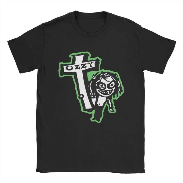 T-shirt maschile casual Ozzy Osbourne Magni da uomo t-shirt rotondo t-shirt in cotone t-shirt t-shirt abbigliamento stampato j240426 J240426
