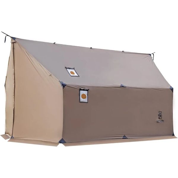 Tenda per amaca con stufa spaziosa gonna da neve a parete versatile da 3000 mm con cerniera impermeabile gratuita 240422