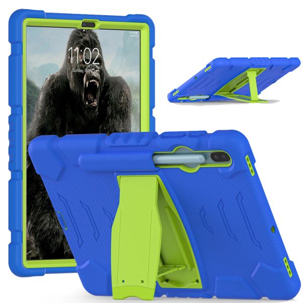 Корпус для Samsung Galaxy Tab S6 10,5 дюйма 2019 SMT860 SMT865 Case Kids Safe Armors Shock -Resect PC Silicon Hybrid Stand Cover Cover
