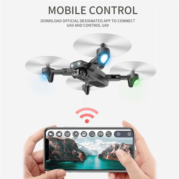 ZK20 S167 GPS WiFi FPV RC Drone 4K HD Camera HD Photo Gestù video Ritorno Auto ALTUSITÀ Tenendo i giocattoli Remote Control pieghevoli