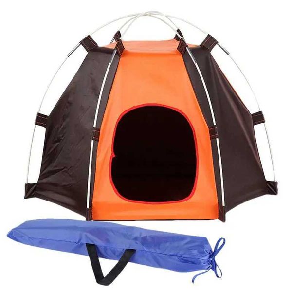 Кошачьи носители ящики размещаются с большим собачьим палаткой полиэфир на открытом воздухе для собак палатка складная кемпинг поставляется водонепроницаемая портативная палатка 240426