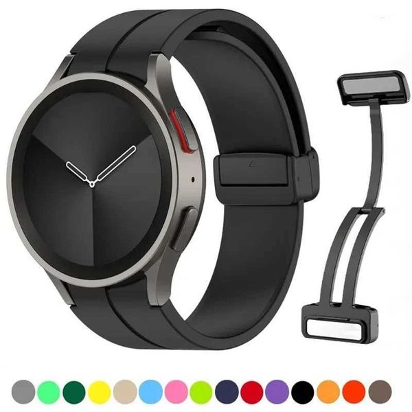 Assistir bandas Samsung Galaxy Watch 6 5 4 Relógio clássico Strap 47mm 43mm 44mm 40mm Magnetic Galaxy Watch 5 Pro 45mm 240424