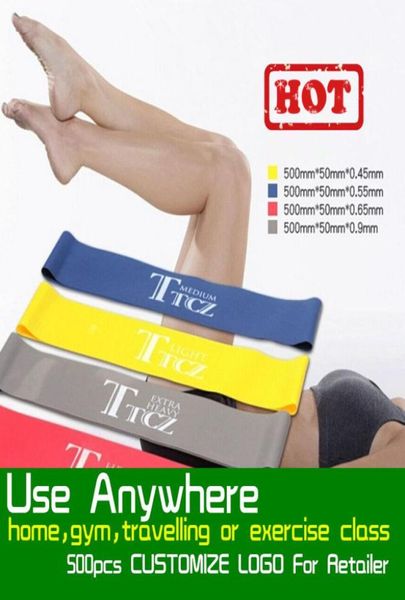 Bande di resistenza alla tensione Pilates Yoga Resistenza in gomma Bande Fitness Loop Stretch Bands CrossFit Elastic Resistance Body9157551