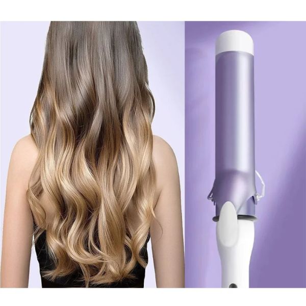 Irons Novo cano de curling de 40 mm 30 segundos aquecimento rápido oscilantes do estilo coreano Curler de ondas grandes de íons negativos livres de danos causados pelo cabelo