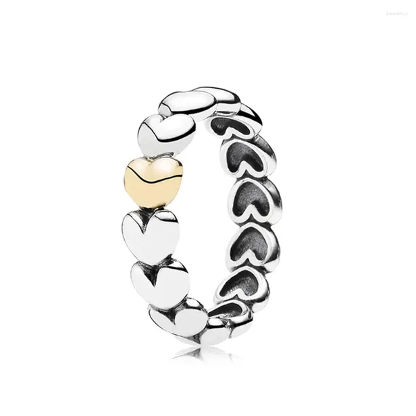 Clusterringe authentisch 925 Sterling Silber Mein wahrer für immer Liebe Mode Ring für Frauen Geschenk DIY Juwely