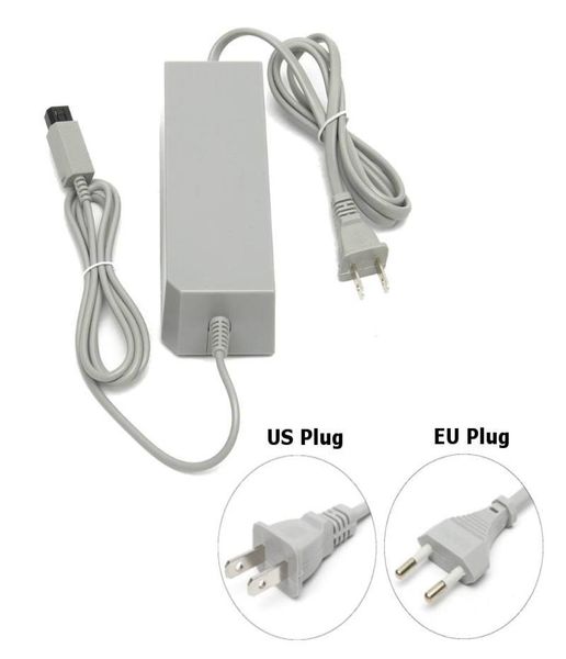 Yedek AC Adaptör Adaptörü Güç Kaynağı Şarj cihazı kablosu Wii Konsol ABD AB fişi DHL FedEx Ship9035459