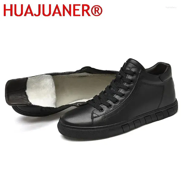 Stivali uomini di lusso scarpe di base inverno primaverile peluche vera sneaker nere sneaker stivale da scarpe da ginnastica da uomo