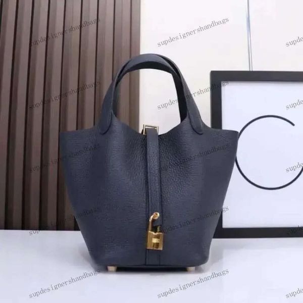 Wachsfaden 2024 10atop handgefertigte Designer Ladies Handtasche Klassische Tasche Fashion Picotin Schloss Big Name Bucket Bag Tc Cowide Marke Mutter Sier Schnallen Kupplung Taschen s s