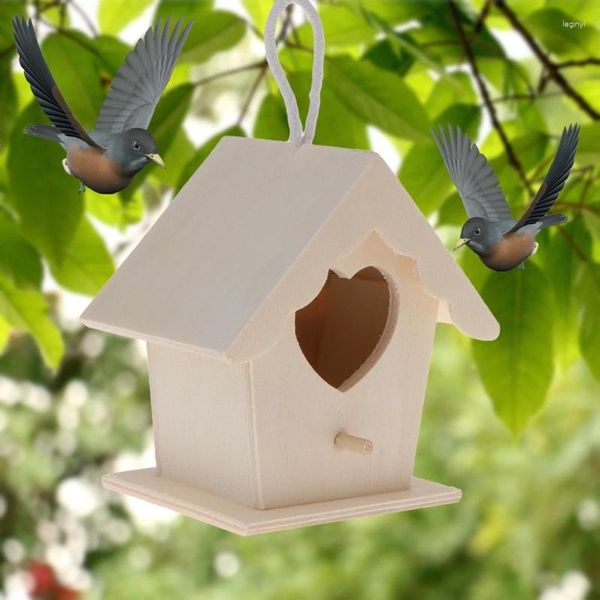 Andere Vogelversorgungen Haus für Erwachsene außerhalb von natürlichen kleinen Nest Garten Terrasse Dekoration Keine Versammlung