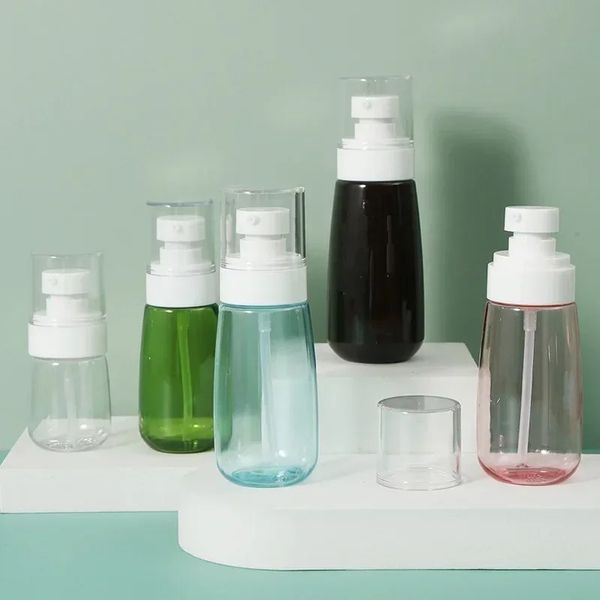 2pcs 100 ml tragbare Bewässerung kann die Lotion Flaschenflasche Flüssigkeit nachfüllbarer Unterbrecher leerer Behälter geben