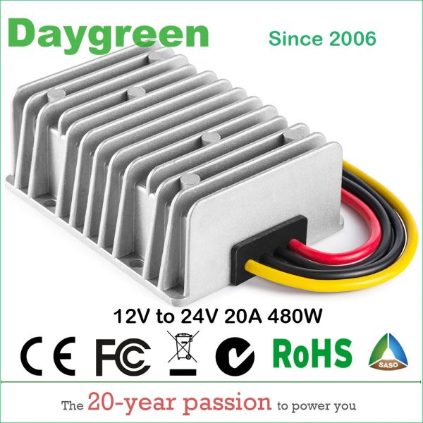 Kits 12V bis 24 V 19V 3A 5A 8A 10a 15a 20a Stiefen Sie den DC -DC -Konverter -Spannungsregler 28V Ladegerät für Leadacid DayGreen CE ROHS