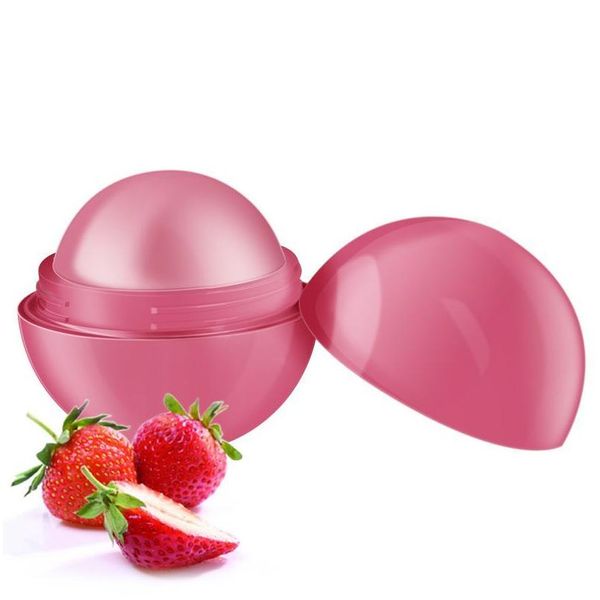 Party bevorzugt süße runde Ball 3D Lippenbalsam Fruchtgeschmack Mund Schönheit natürliche feuchtigkeitsspendende Lippen Pflege Balms Lippenstift für Tropfen Lieferung Home otyw1