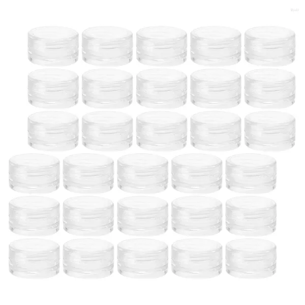 Bottiglie di archiviazione 55 pezzi Cream Bottle Bottle Travel Jars Cosmetics Pacchetto Contenitore Case di trucco Porta di lozione Rhinestones