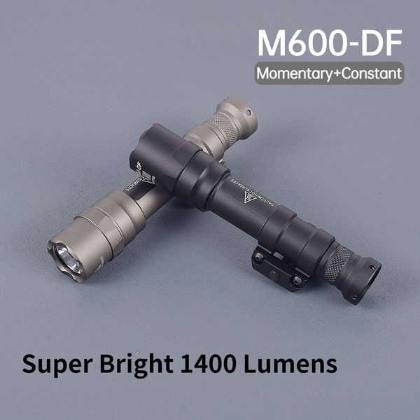 Metal tattico SF M600DF Super Bright 1400 Lumens Scout Light for Hunting Lanterna Torch