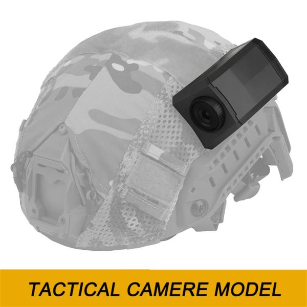 Câmera de câmeras Modelo de câmera tática Militar CS Treinamento de paintball Tiroteio Airsoft Capacete rápido Capacete de ciclismo Equipamento de acessório decorativo