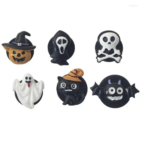 Sofidores de carro clipes de ventilação Halloween 6pcs perfumados arco de reflexão de ar condicionado condicionamento decoração engraçada