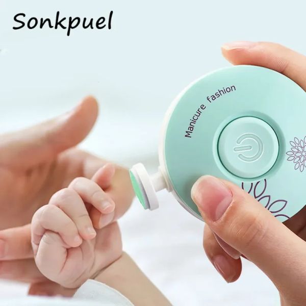 Care Baby Electric unha unhas Polhero de unha -ferramenta Ferramenta Kit de cuidados de bebê conjunto de manicure fácil de aparar cortadores de unhas para recém -nascidos