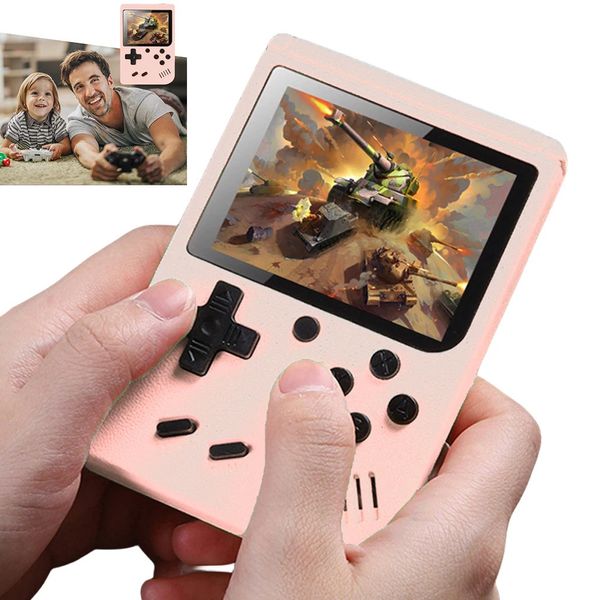 Handheld Game Player 3 Zoll TFT -Bildschirm mit 800/500/400 FC Classic Games Nostalgic Console 1020mah für Kinder Erwachsene 240419