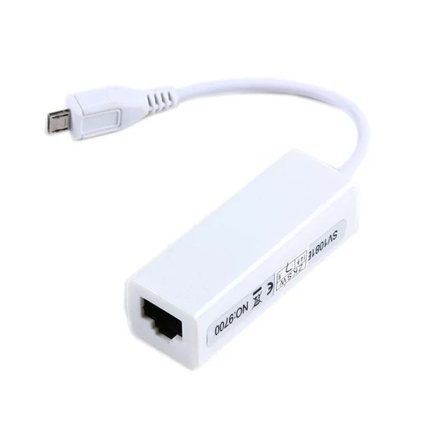2024 Portable USB 2.0 к RJ45 сетевой карте 10 Мбит / с Micro USB в RJ45 Athernet LAN Adapter для ПК -ноутбука Windows XP 7 8 для адаптера Micro USB Ethernet