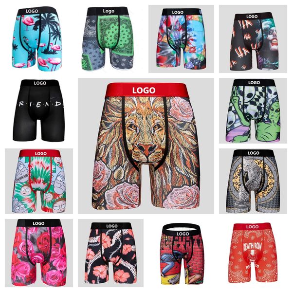 Sexy roupas íntimas designer de moda de moda masculino masculino boxers curtos cuecas rápida shorts respiráveis seco