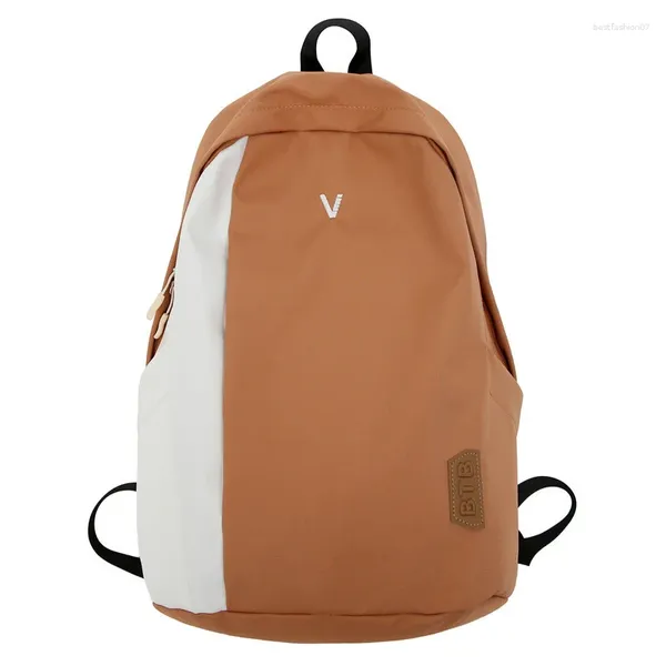 Backpack Fashion School Bag Trend femmina Versione coreana degli studenti del college High School Women Women Leisure Packsack