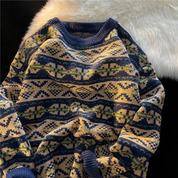 Свитеры мужской свитер винтажный пуловер водолаз