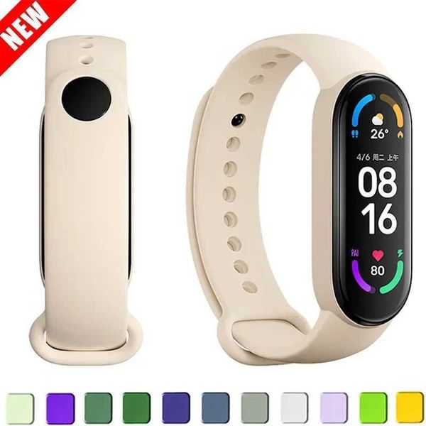 Xiaomi Mi Band 7 6 5 4 3 Bileklik Silikon Bileklik Bileklik Miband 3/4 Band 5 Band 6 Smartwatch Aksesuarları 240424