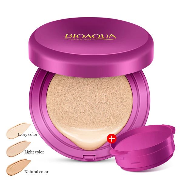 Кремы Bioaqua Air Cushion CC Cream Concealer Увлажняющий фундамент макияж Корейский косметический отбеливание лица красота макияж