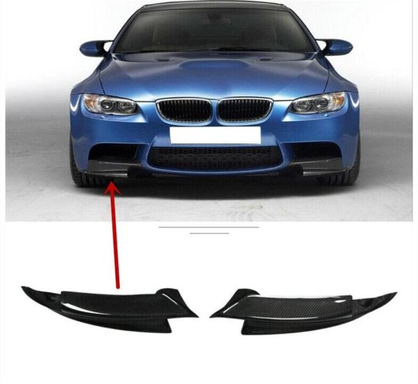 Para BMW M3 Front Bumper Carber Wrap Angle E92 E93 200712 Front Lip Spoiler42168537493792