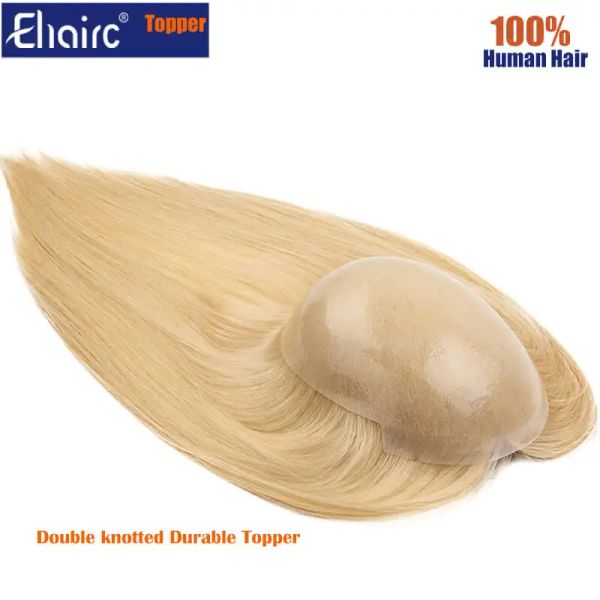 Topper Toper für Frauen doppelt dauerhafte Hautperücken für Frauen Straight Haarteile 100% Chinesische Nagelhaut Remy Jungfrau Human Hair Perücken