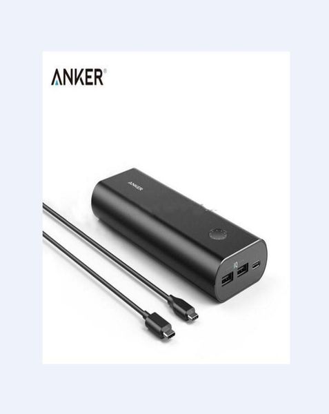 Anker Powercore 20100MAH Power Bank Schnellgebühr 5v6a 30W Poweriq Battery Pack 24A Powerbank USB -Ladegerät für Telefontabletten6670736
