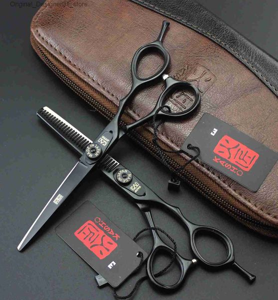 Hair Scissors Professional Barber Salon Salon Barber che taglia gli strumenti di styling dimmuta Q240426